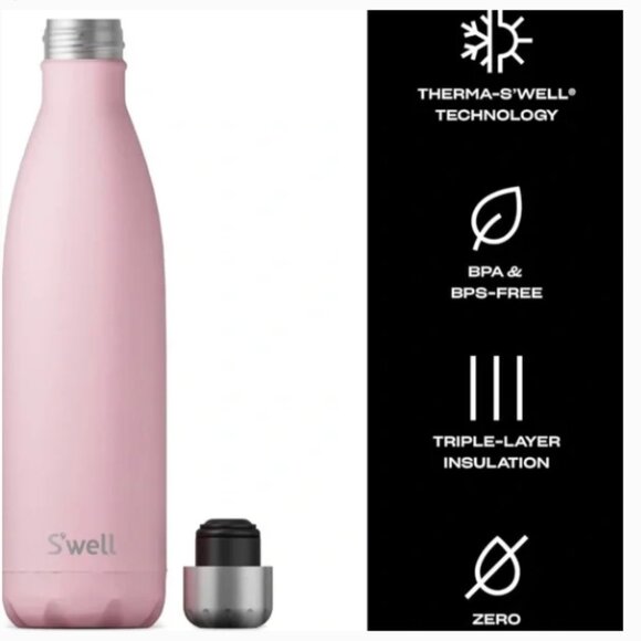 S’well Original Peony Bottle NWT - Picture 2 of 15